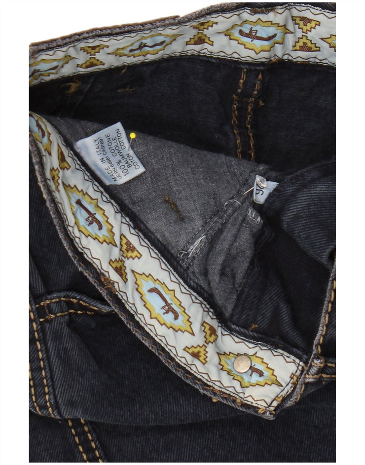 SISLEY Femme Jupe En Jean W26 Small Bleu Marine Coton