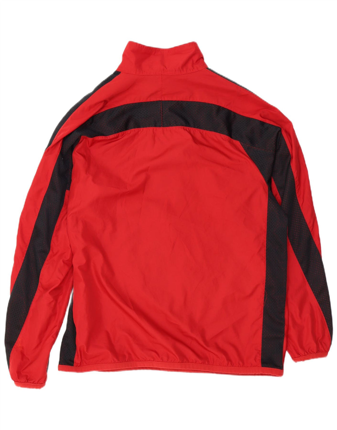NIKE Hommes Pull Survêtement Top Veste XL Rouge Colorblock Polyester