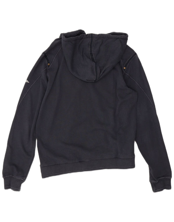 Champion Pull à capuche graphique pour femme UK 16 Large Bleu marine Coton