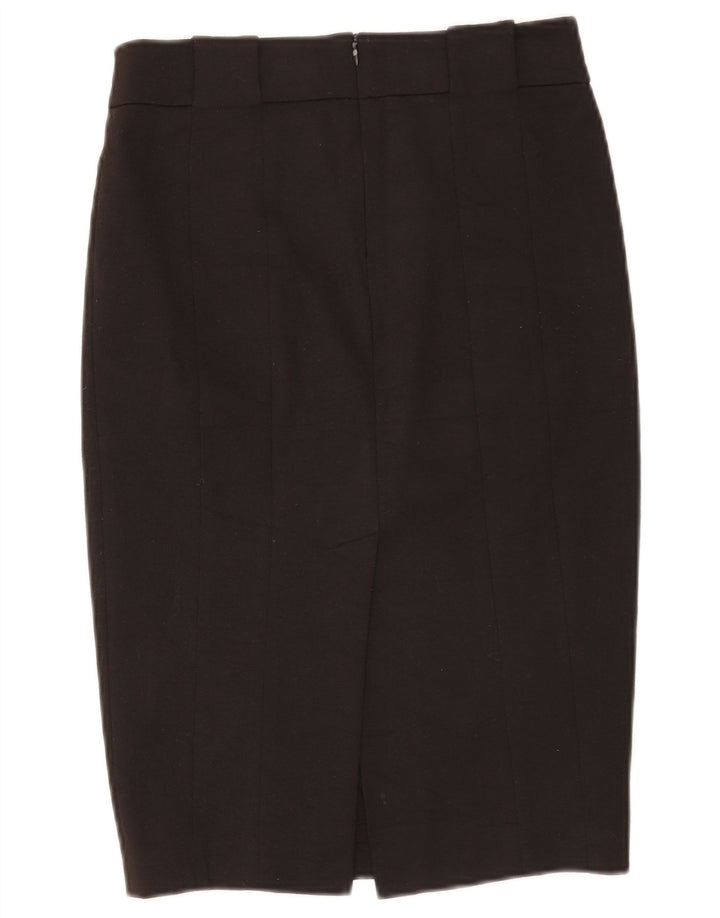 Jupe Crayon Femme Zara Petite W26 Polyester Noir