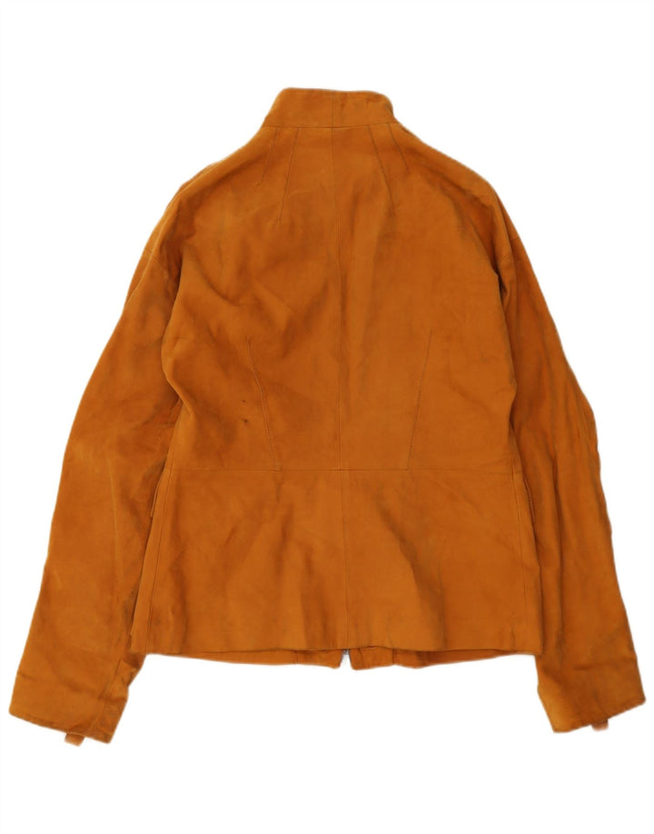 Borbonese Veste en Daim Femme IT 48 XL Cuir Marron