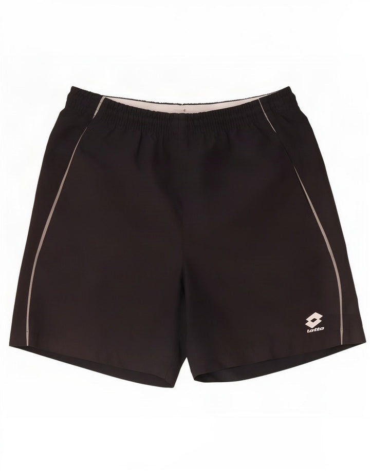 Lotto Short de Sport Homme Bleu Marine Moyen Polyester