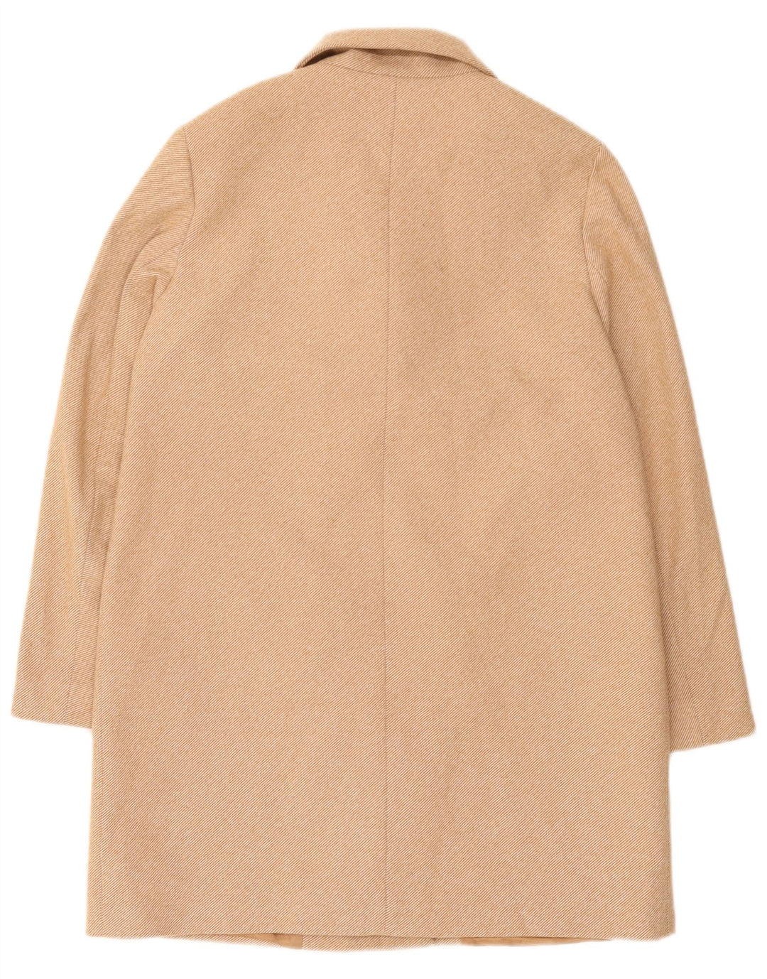 Zara Manteau croisé pour femme UK 14 Polyester beige moyen