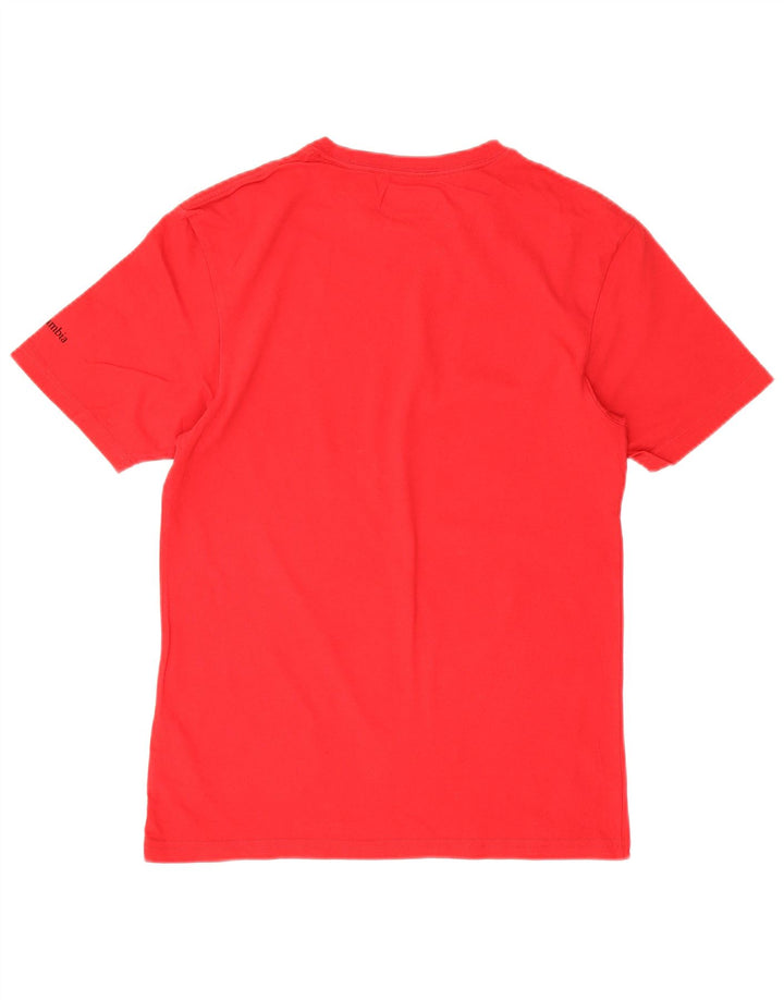 Columbia T-Shirt Graphique Homme Petit Rouge Coton