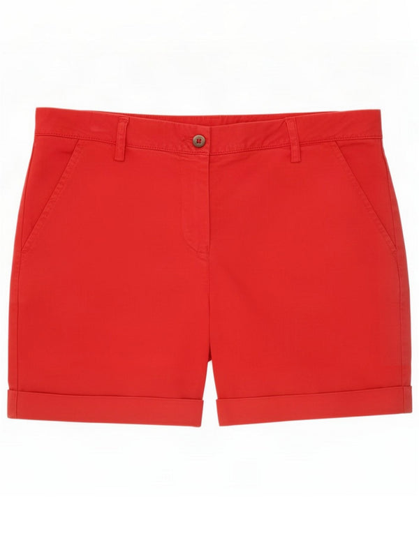 Short chino Kappa pour femme Perfect Fit IT 44 Medium W30 Rouge Coton