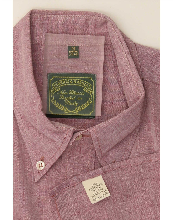 Harris&Harold Chemise Homme Taille 39/40 Coton Bordeaux Moyen