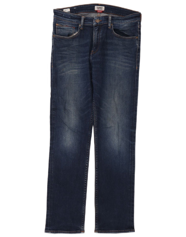 Tommy Hilfiger Jean droit homme W34 L32 bleu coton