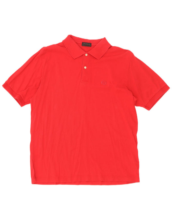 Sergio Tacchini Polo Homme IT 50 Coton Rouge Moyen