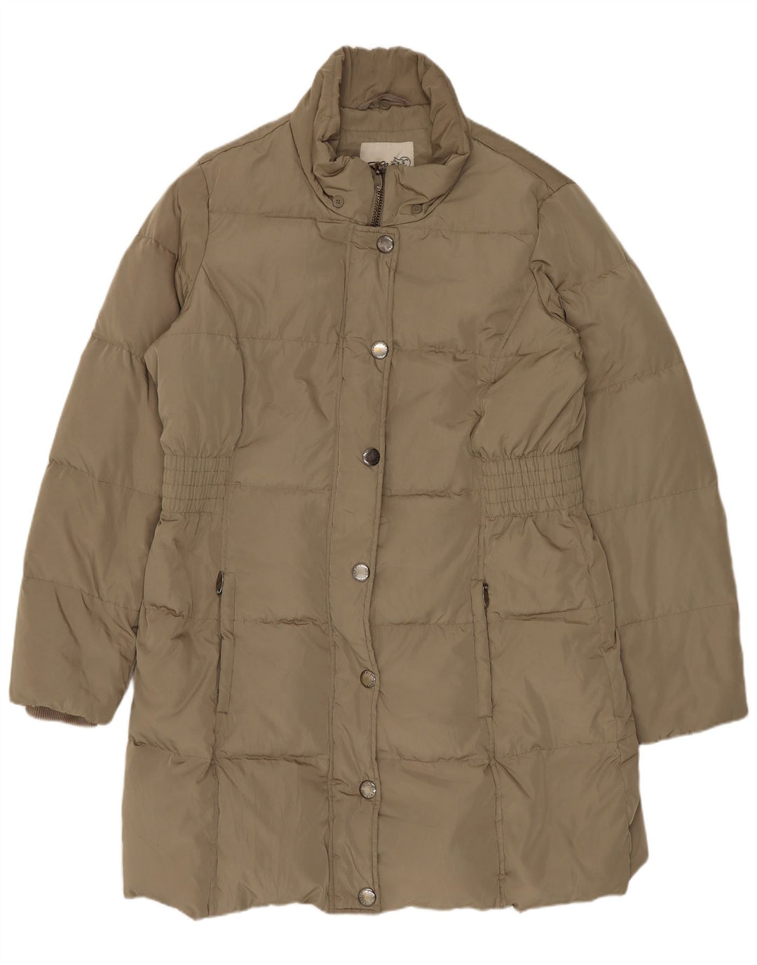 Esprit Manteau rembourré pour femme UK 16 Large Kaki Polyester