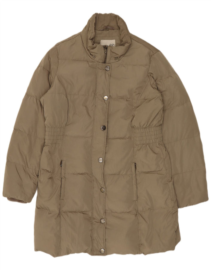 Esprit Manteau rembourré pour femme UK 16 Large Kaki Polyester