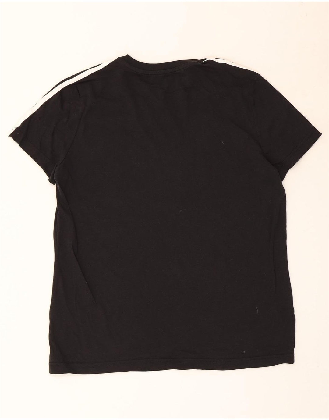 ADIDAS T-Shirt Femme Top UK 20/22 XL Noir Coton