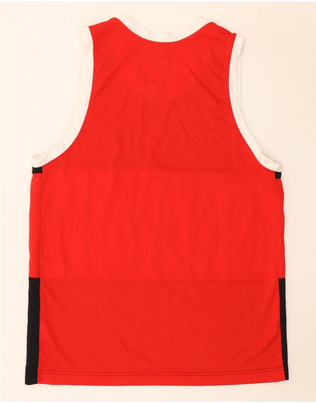 Nike Mens Graphic Débardeur Large Rouge Colourblock Polyester