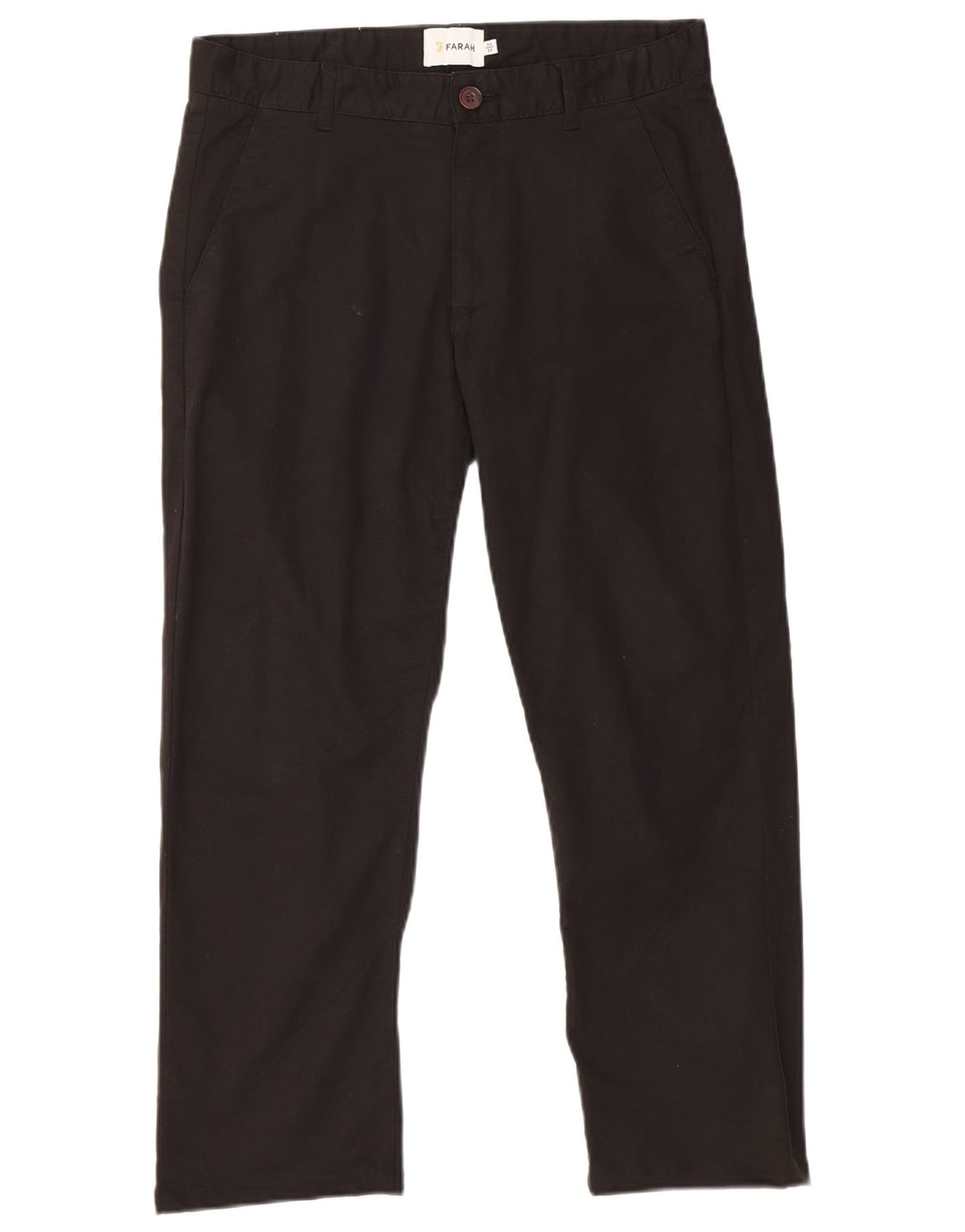 Farah Pantalon court homme W30 L24 Noir Coton