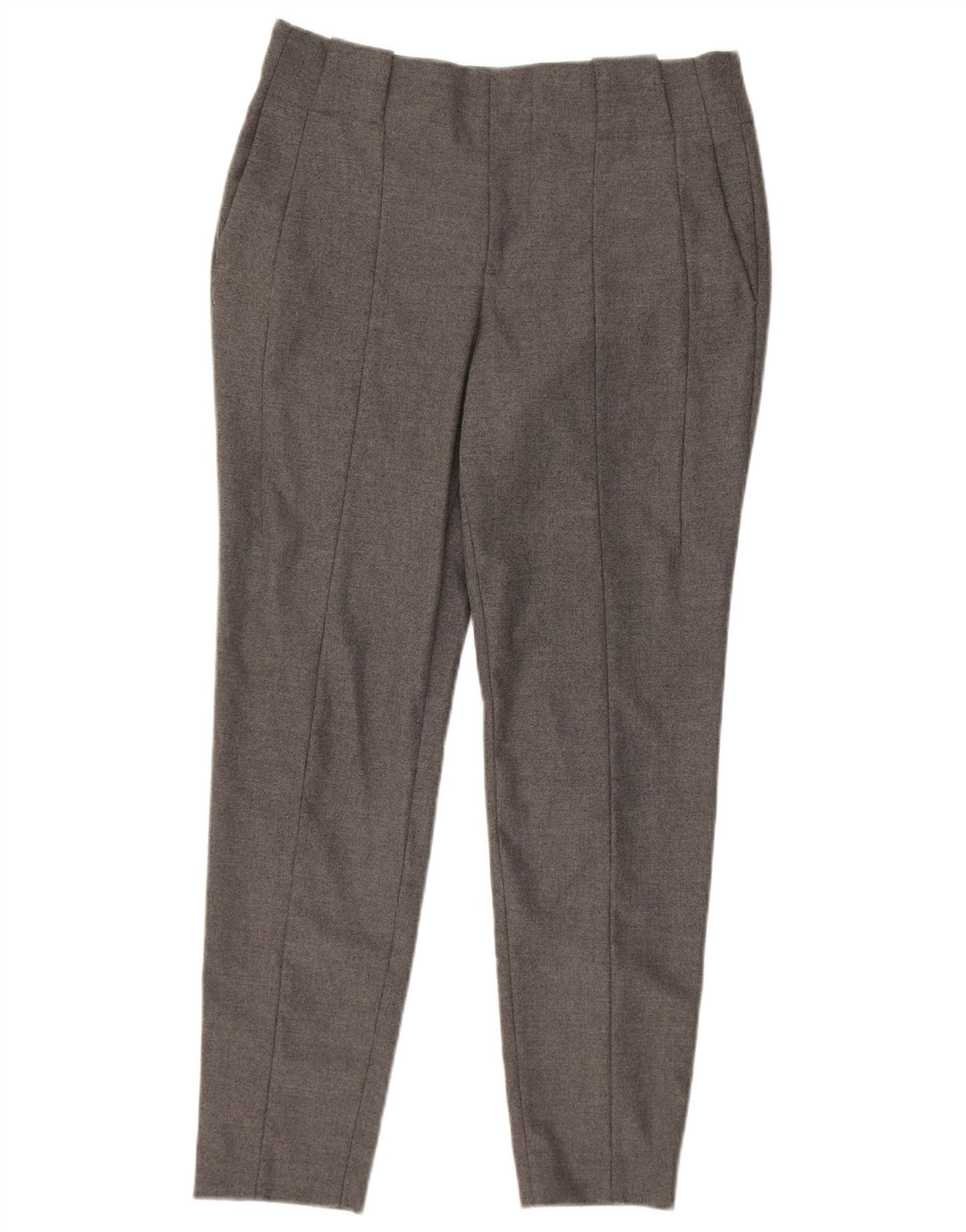 ZARA Womens Slim Suit Trousers Medium W32 L28 Grey Polyester