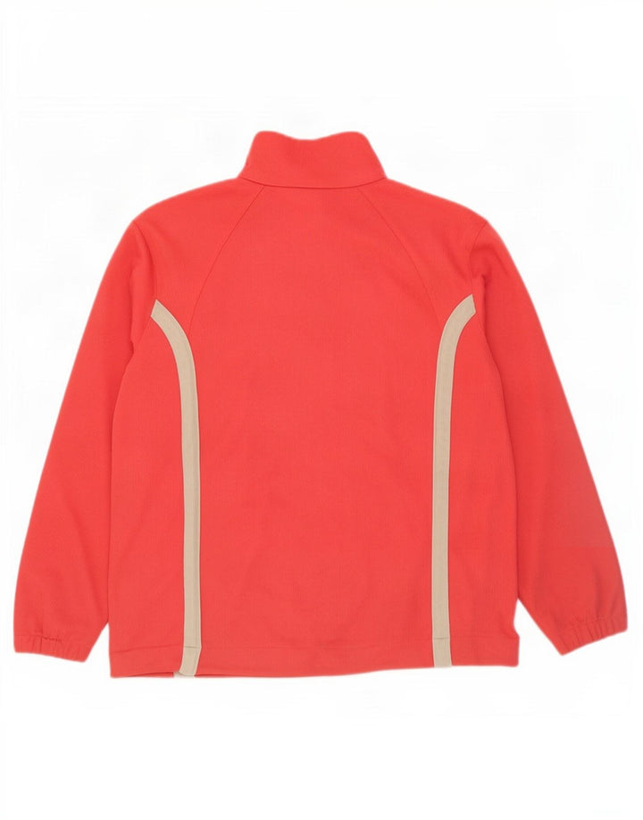 Diadora Veste de survêtement pour femme UK 12 Polyester color block rouge moyen