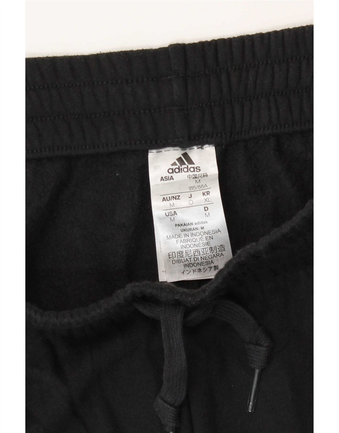Adidas Pantalon de survêtement pour homme en coton noir moyen
