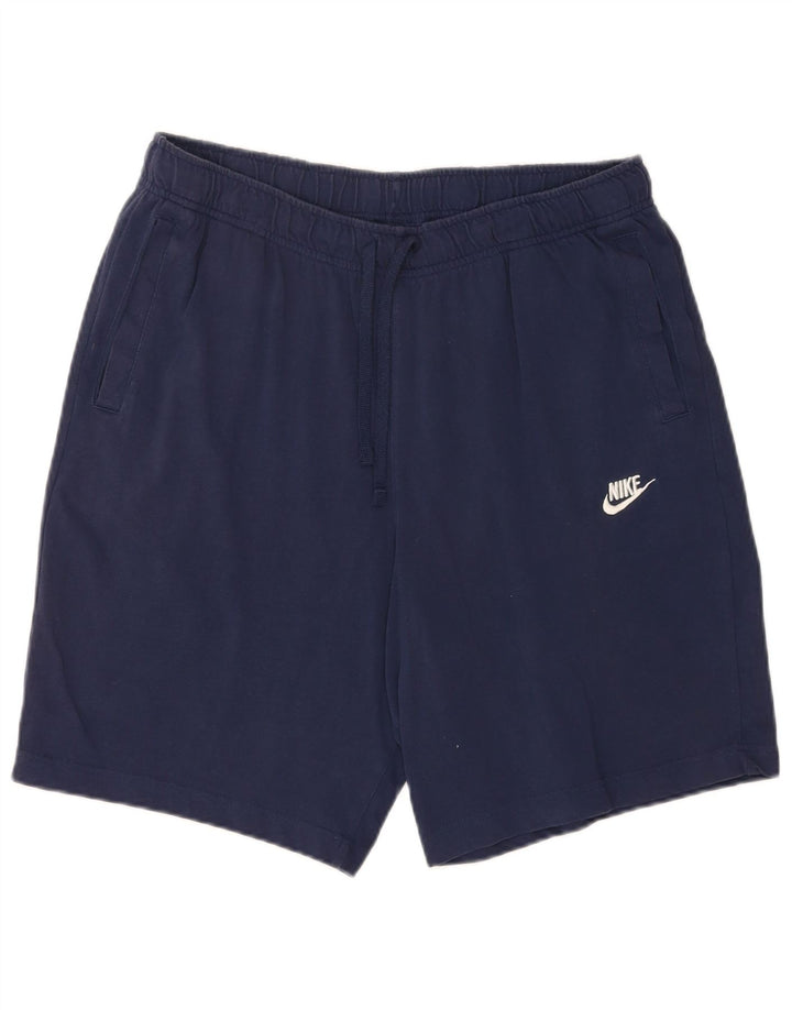 Nike Short de sport pour homme XL en coton bleu marine