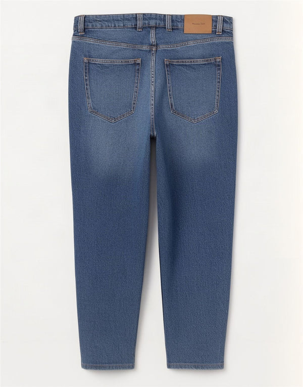 Massimo Dutti Jean fuselé pour homme EU 44 Large W34 L29 Bleu Coton