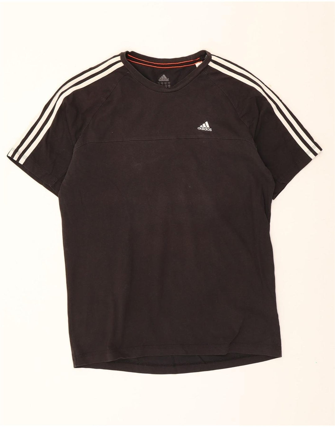 ADIDAS Mens T-Shirt Top Large Black Cotton Vintage Adidas and Second-Hand Adidas from Messina Hembry 