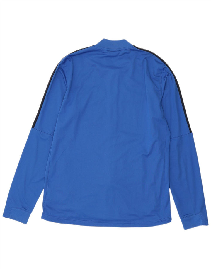 Nike Homme Dri Fit Graphic Survêtement Top Veste Large Bleu Colorblock