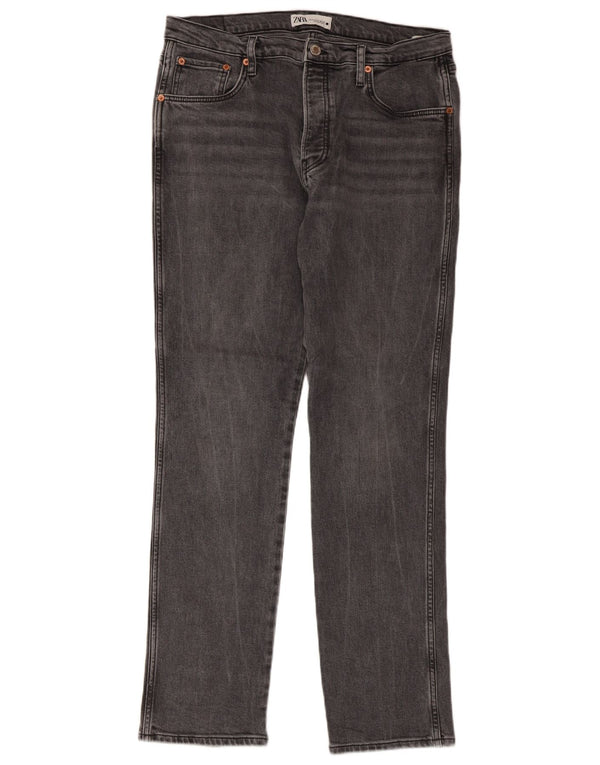 Zara Jean Slim Femme EU 44 XL W34 L31 Gris