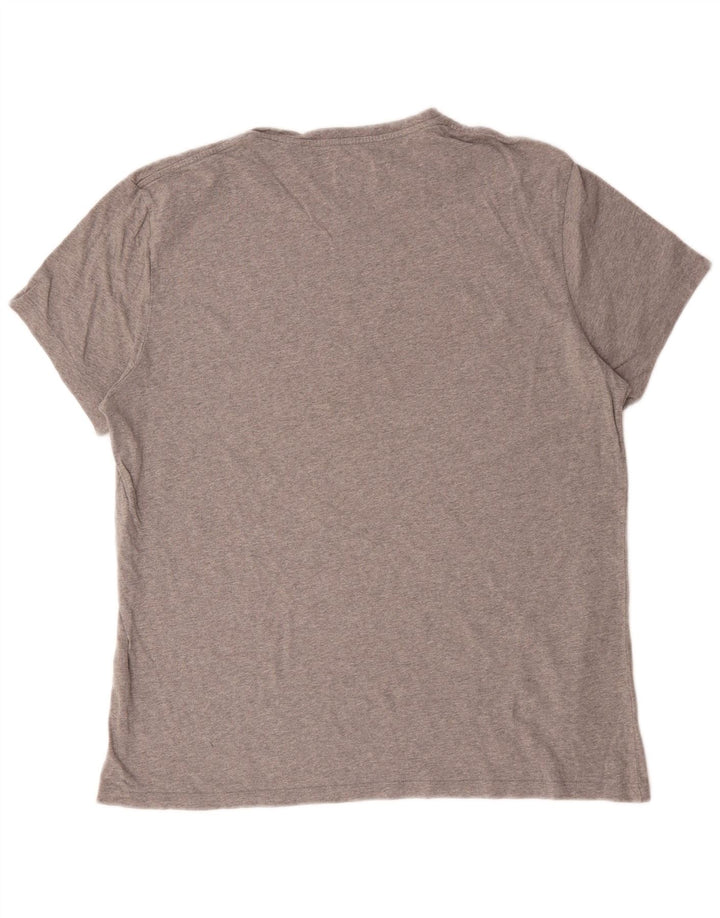 Jack Wills T-shirt graphique pour hommes, grand, gris, coton
