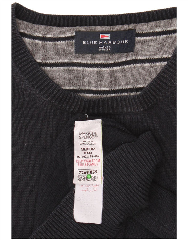 Marks & Spencer Pull à Col Rond Blue Harbor Homme Bleu Marine Moyen