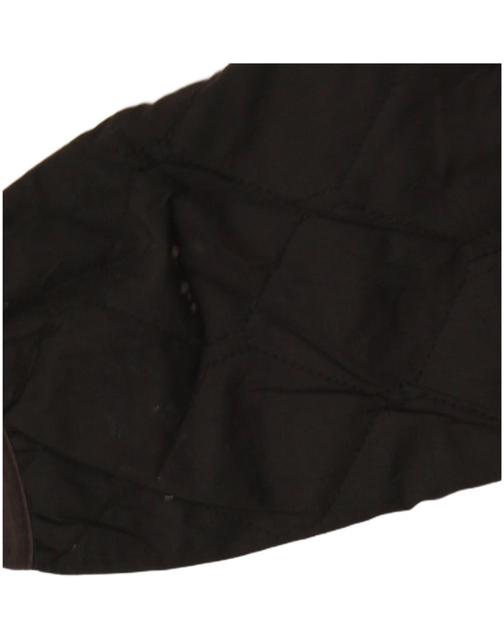Eddie Bauer Veste matelassée pour femme UK 16 Large Noir Polyester