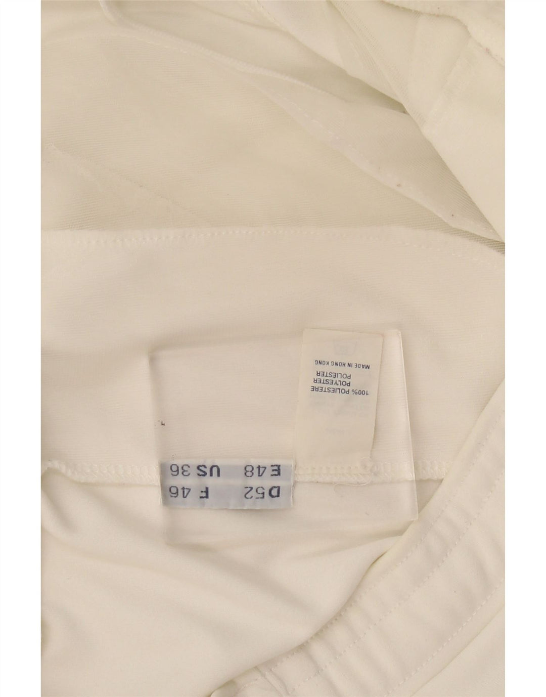 Sergio Tacchini Short décontracté pour homme Taille 36 W36 Polyester blanc