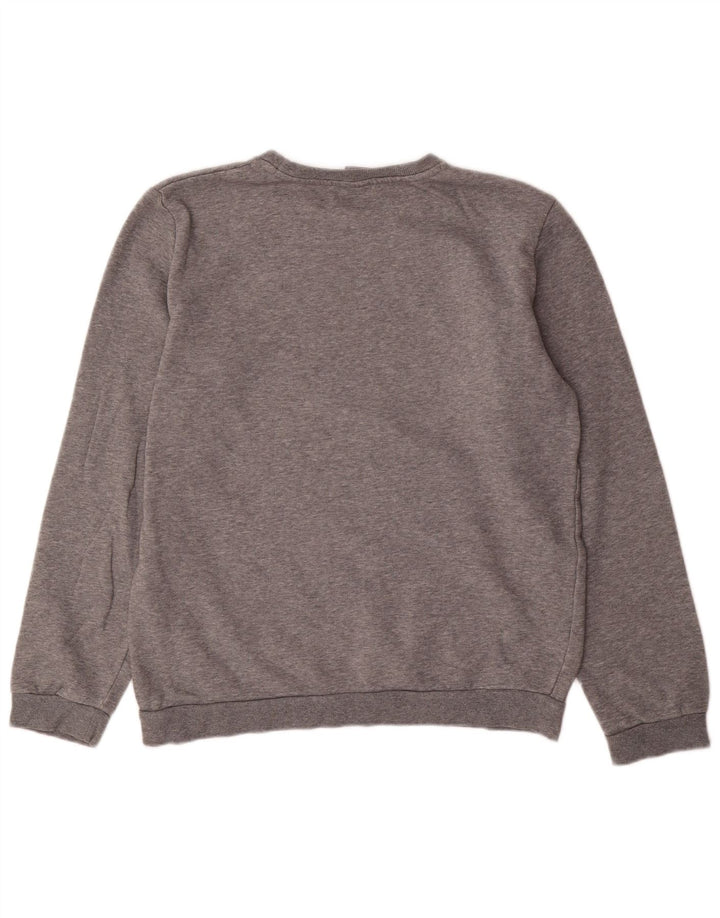 PUMA Sweat-shirt graphique pour garçon 15-16 ans Gris Coton