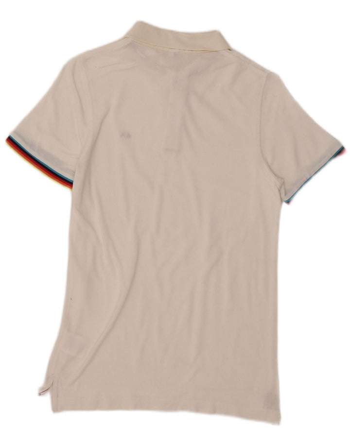 Polo Garçon Sun68 11-12 ans Tencel Blanc