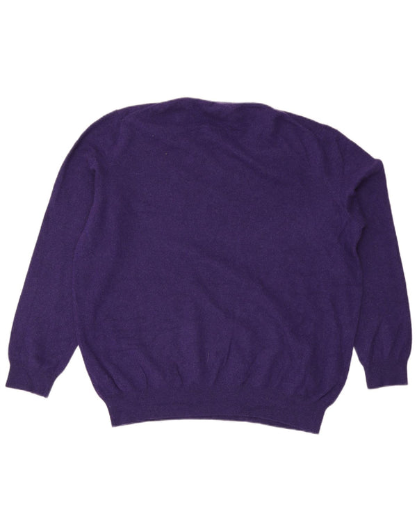 Polo Ralph Lauren Pull à col en V pour homme 2XL Violet Laine