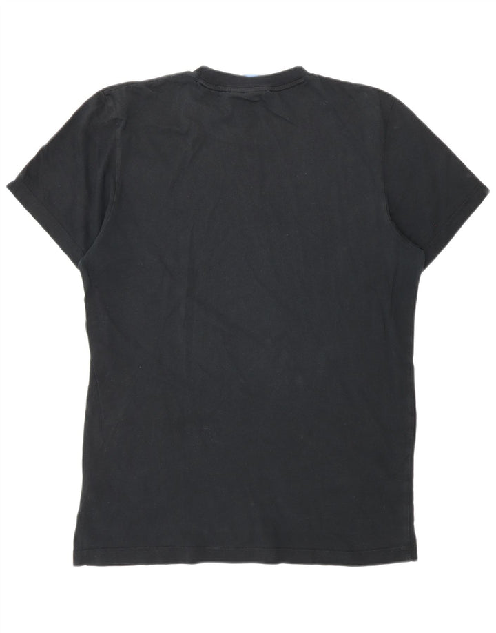 Adidas T-shirt graphique pour homme en coton noir moyen