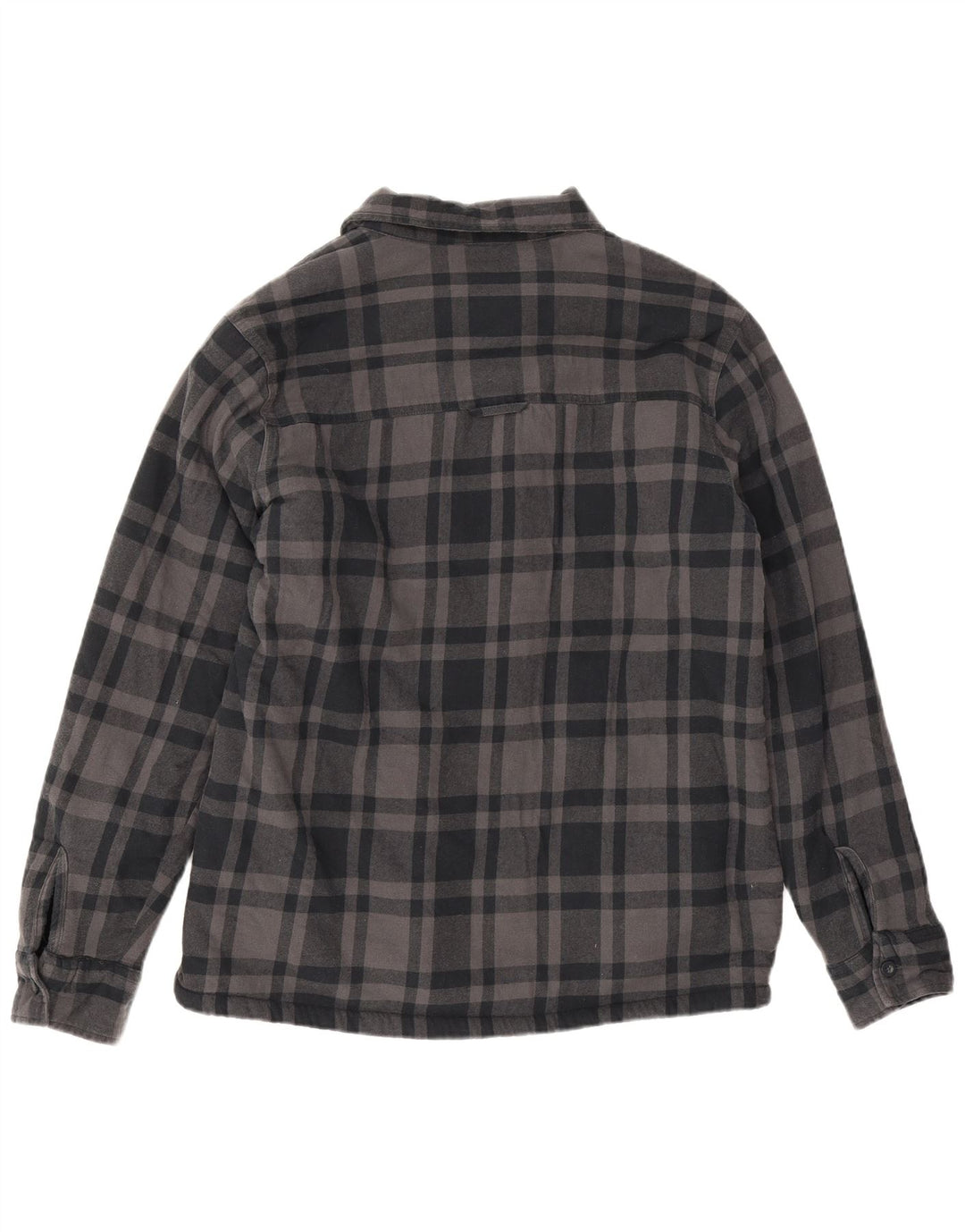 Mountain Warehouse Chemise en flanelle Lumberjack pour homme en coton à carreaux gris