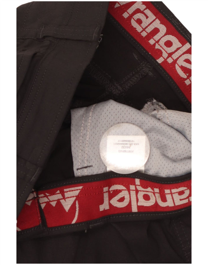 Wrangler Pantalon Cargo Droit Homme W34 L32 Nylon Noir