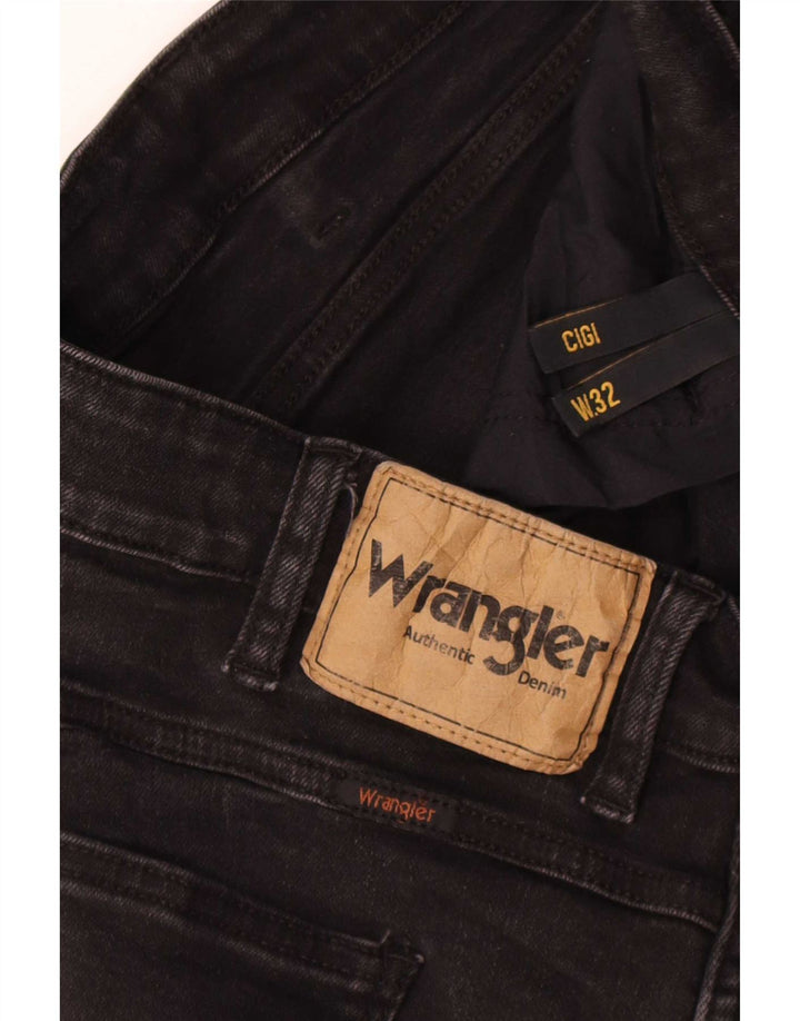 Wrangler Short en jean vieilli pour femme W32 Grand Noir