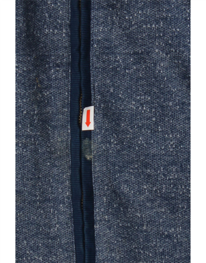 Jack & Jones Veste de survêtement pour homme en coton moucheté bleu marine Taille L