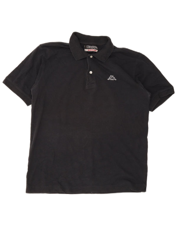 Kappa Polo Homme Noir Moyen Coton
