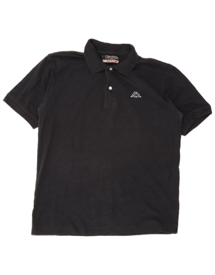 Kappa Polo Homme Noir Moyen Coton