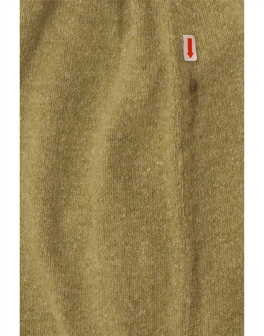 vintage Femme Tricot Midi Jupe Moyenne W28 Laine Verte