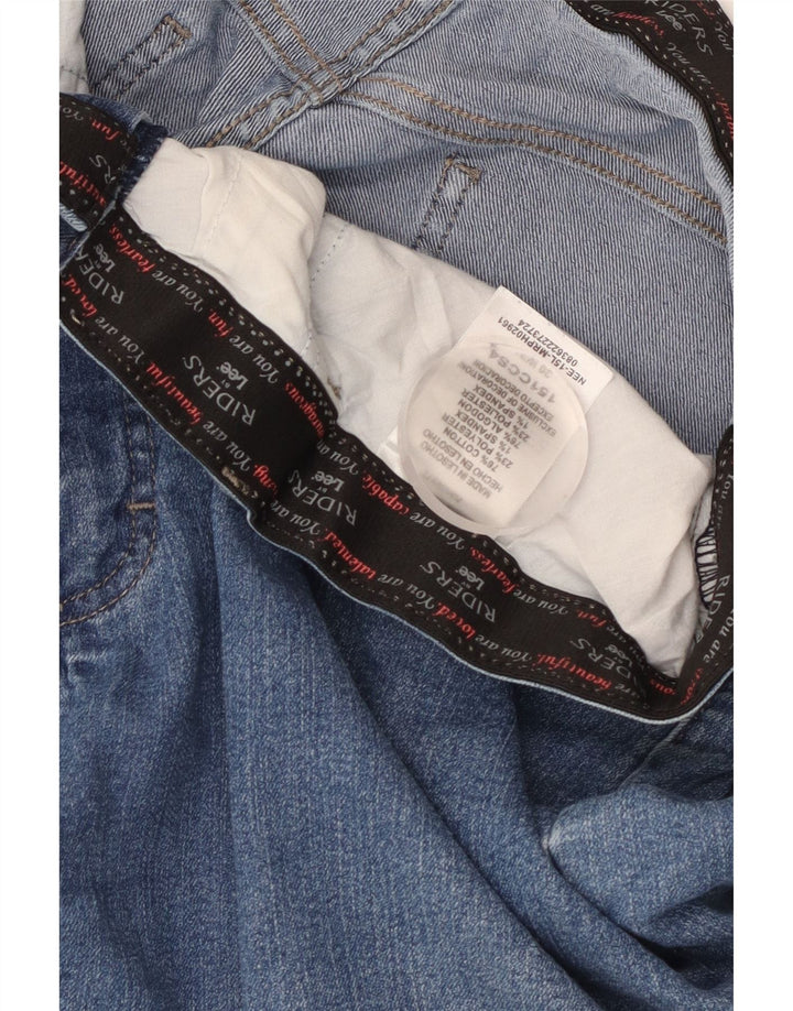 Lee Femme Riders Bermuda Denim Short W40 2XL Bleu Coton