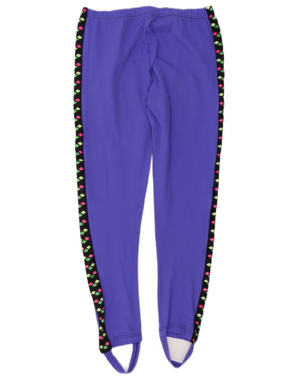 Arena Legging étrier graphique pour femme UK 44 Large Violet Géométrique