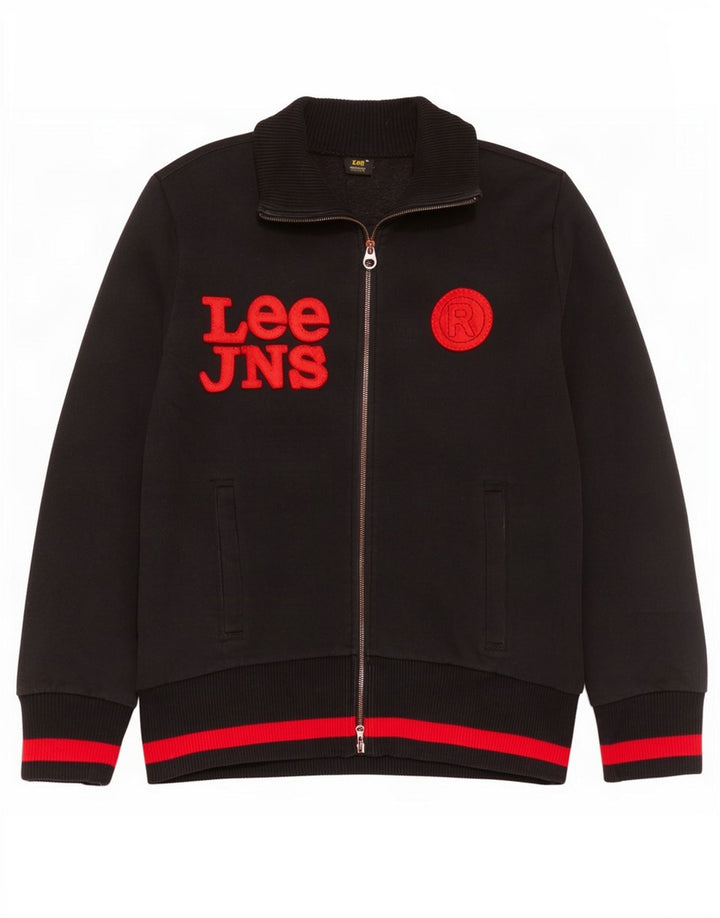 Lee Veste de survêtement graphique pour homme XL en coton noir