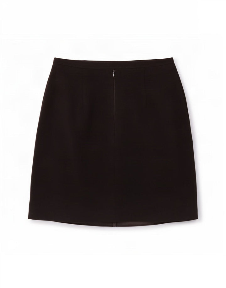 Marks & Spencer Jupe trapèze pour femme UK 12 Medium W30 Noir Polyester