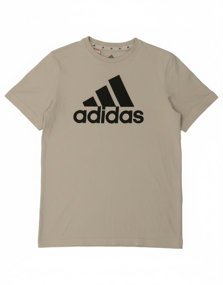Adidas T-Shirt Graphique Garçon 15-16 ans Blanc Coton