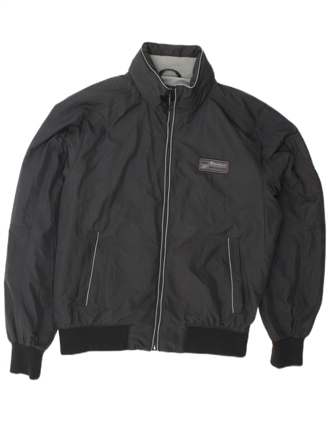 CHAMPION Veste Bomber à Capuche NY Rochester Homme UK 38 Noir Moyen