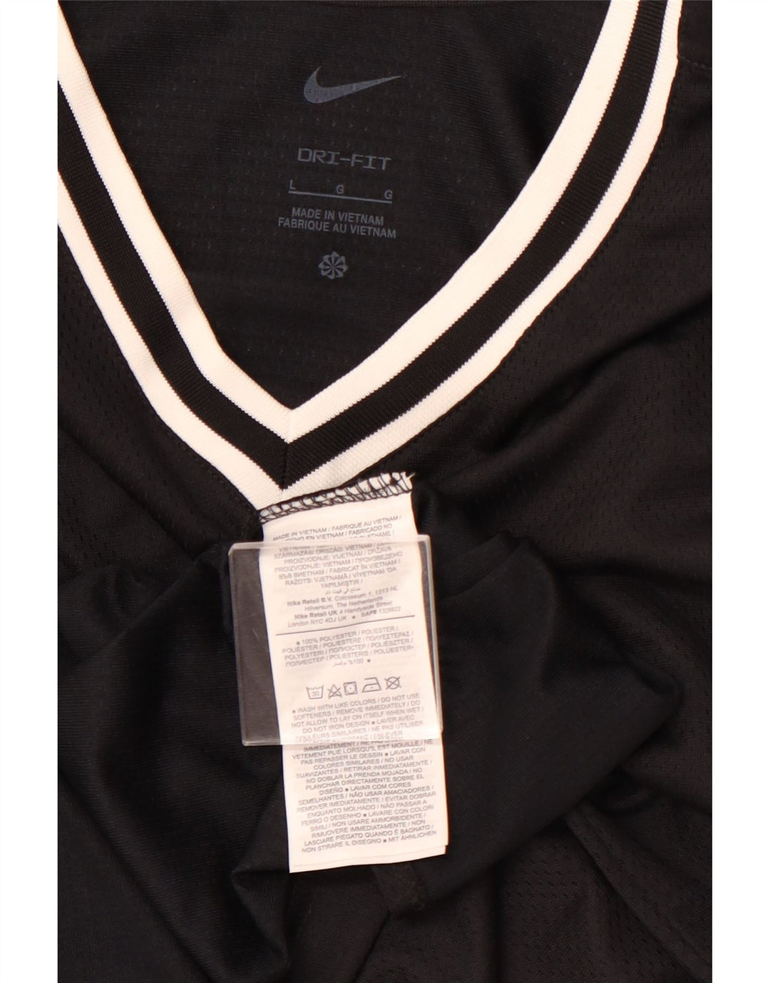 NIKE Hommes Dri Fit Débardeur Grand Noir Polyester