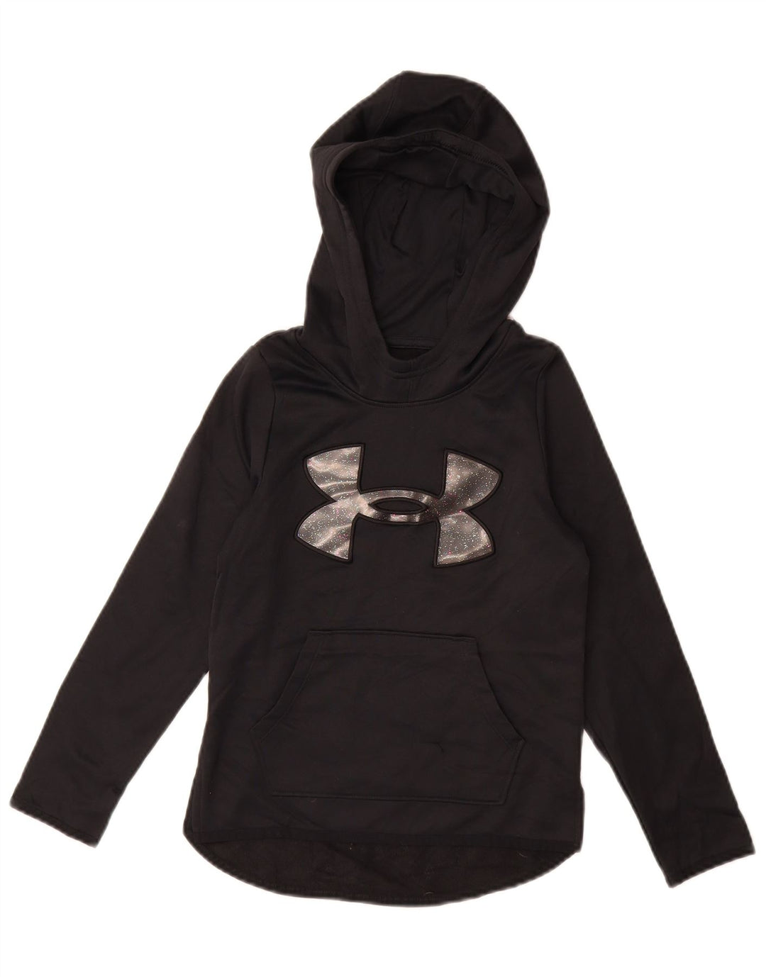 UNDER ARMOUR Pull à capuche graphique pour filles 7-8 ans Petit Noir Polyester