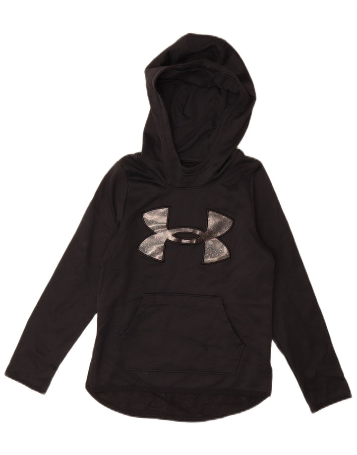 UNDER ARMOUR Pull à capuche graphique pour filles 7-8 ans Petit Noir Polyester