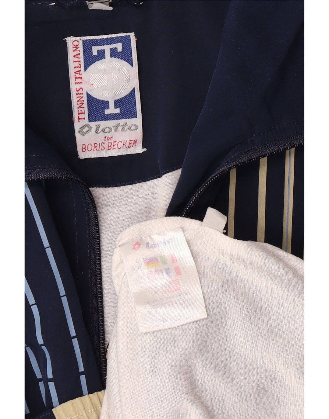 Lotto Veste de survêtement pour homme UK 38/40 Bleu marine moyen Polyester